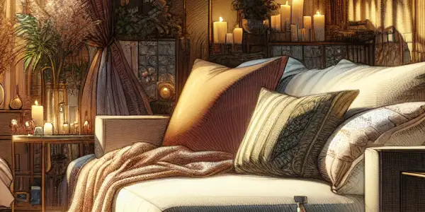 A tranquil, inviting room with plush furnishings, soft lighting, and elements of relaxation for adult leisure activities.